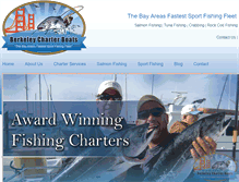 Tablet Screenshot of fishingchartersanfrancisco.com